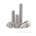 Stainless steel Hexagon socket plum anti-theft screw